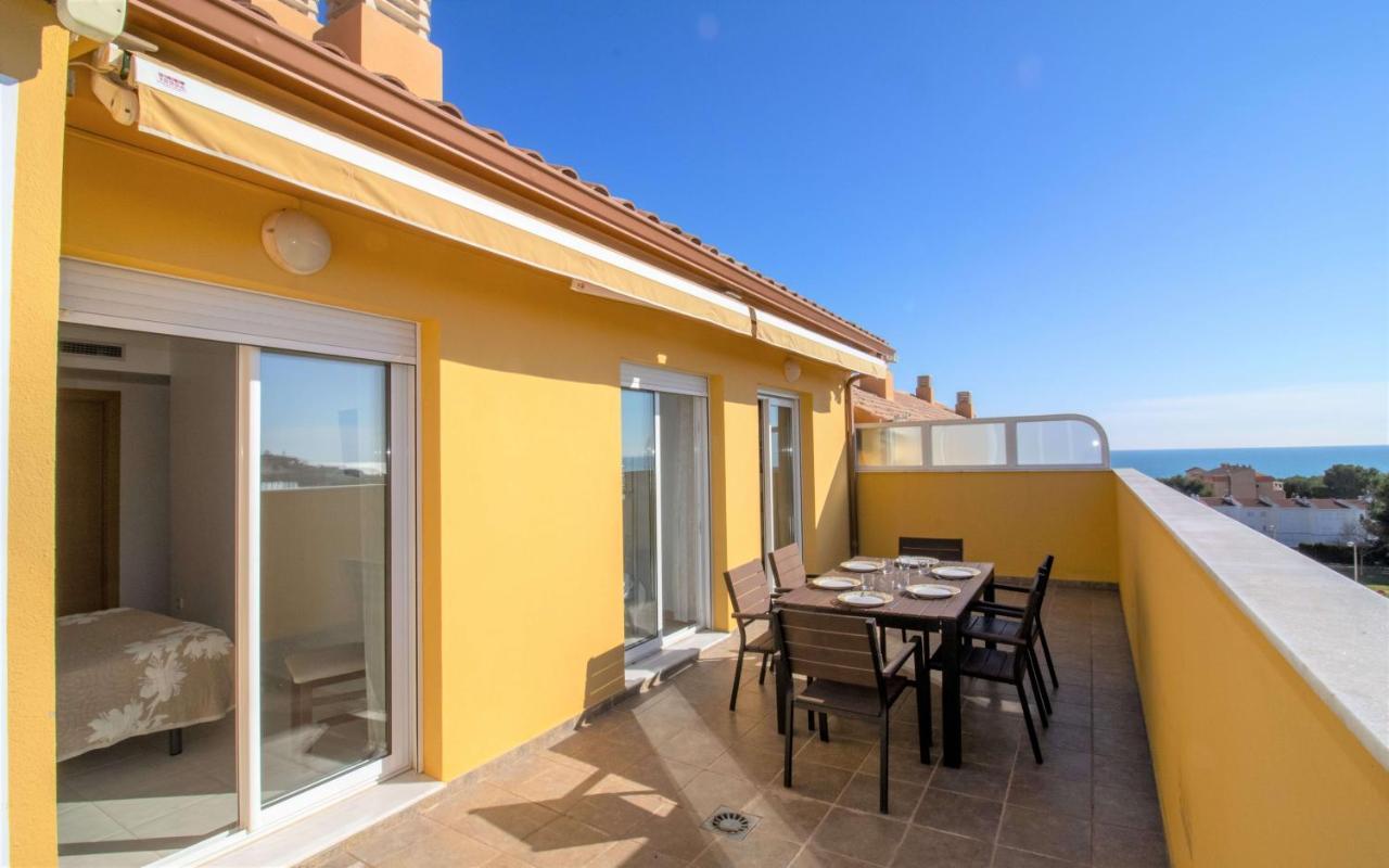 Atico Con Vistas Al Mar , Wifi Y Piscina - Sierra Irta Albert Villas Alcossebre Exterior foto