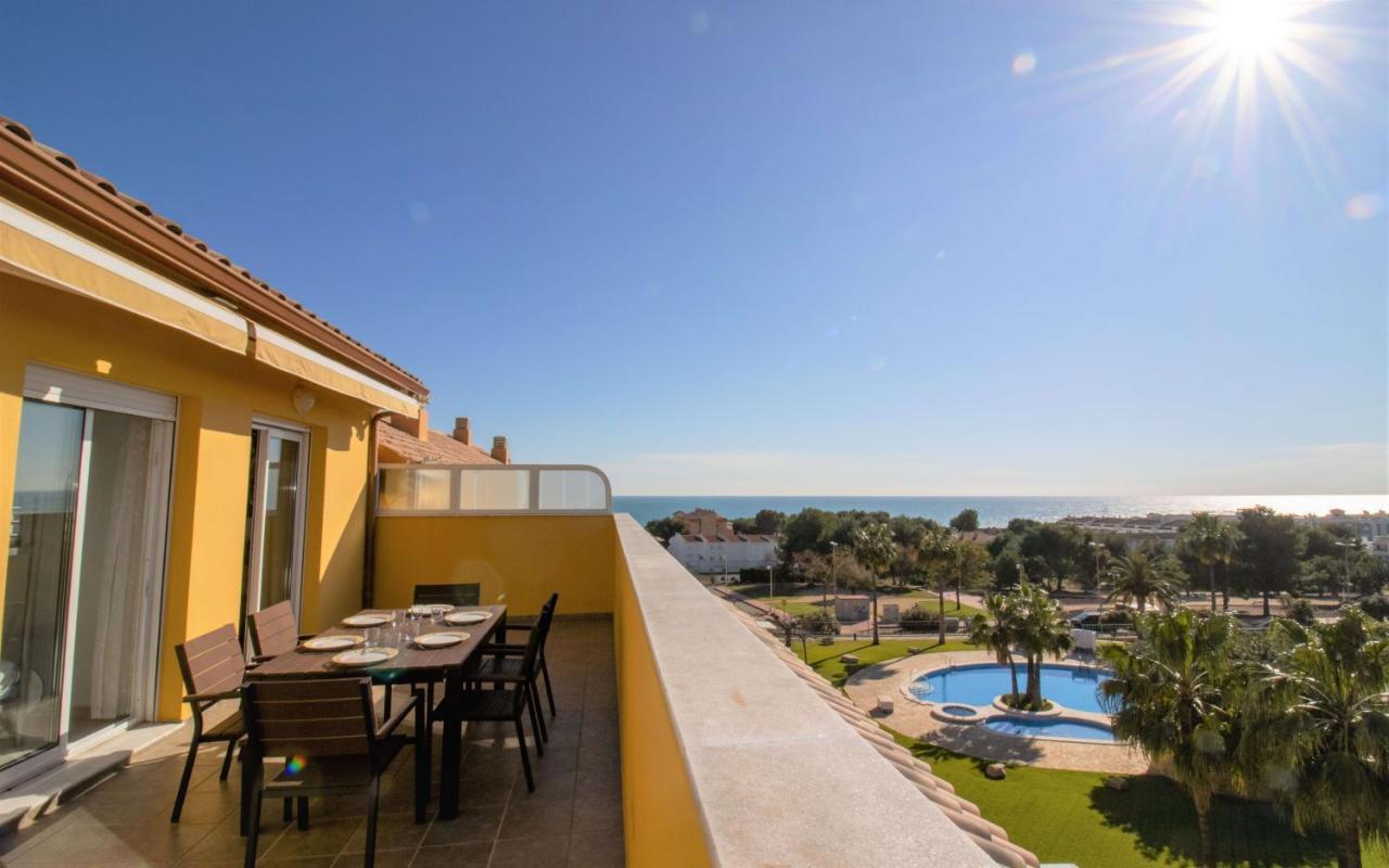 Atico Con Vistas Al Mar , Wifi Y Piscina - Sierra Irta Albert Villas Alcossebre Exterior foto